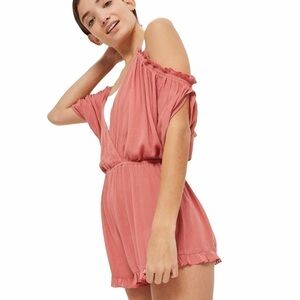 Top Shop Cold Shoulder Playsuit